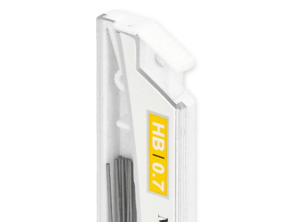 Minas liderpapel grafito 0,7 mm hb tubo de 12 minas longitud 60 mm.