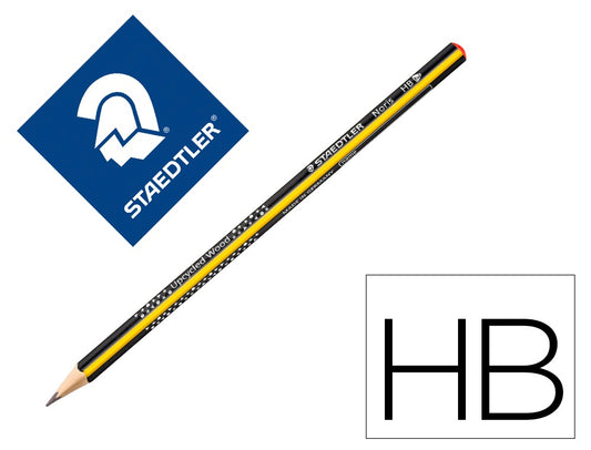 Lápiz de grafito staedtler triplus slim triangular mina de 2 mm.