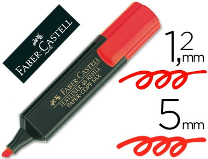 Rotulador faber castell fluorescente textliner 48
